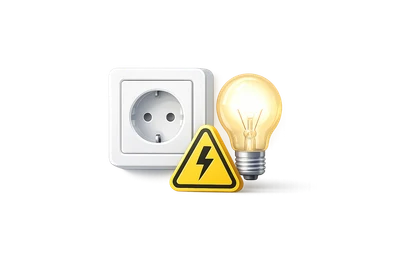 Illustration: Elektrik & Licht im Haushalt